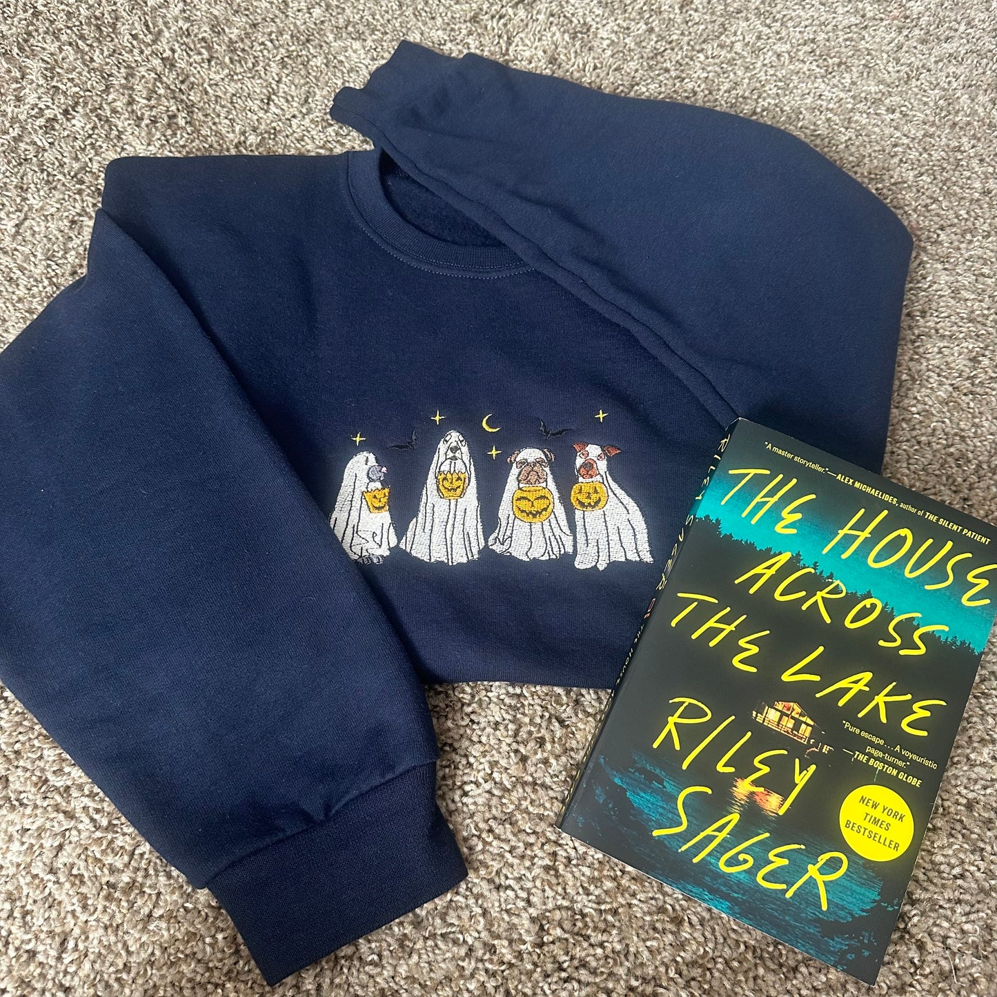 Cozy Canine Halloween Sweatshirt
