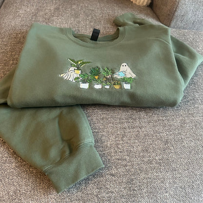 Ghost Gardener Embroidered Sweatshirt