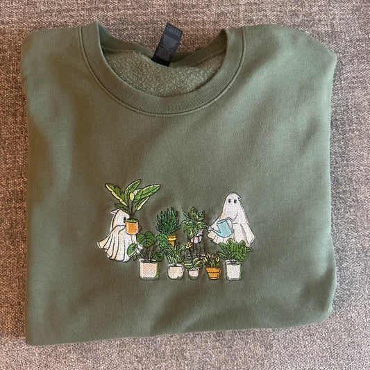 Ghost Gardener Embroidered Sweatshirt